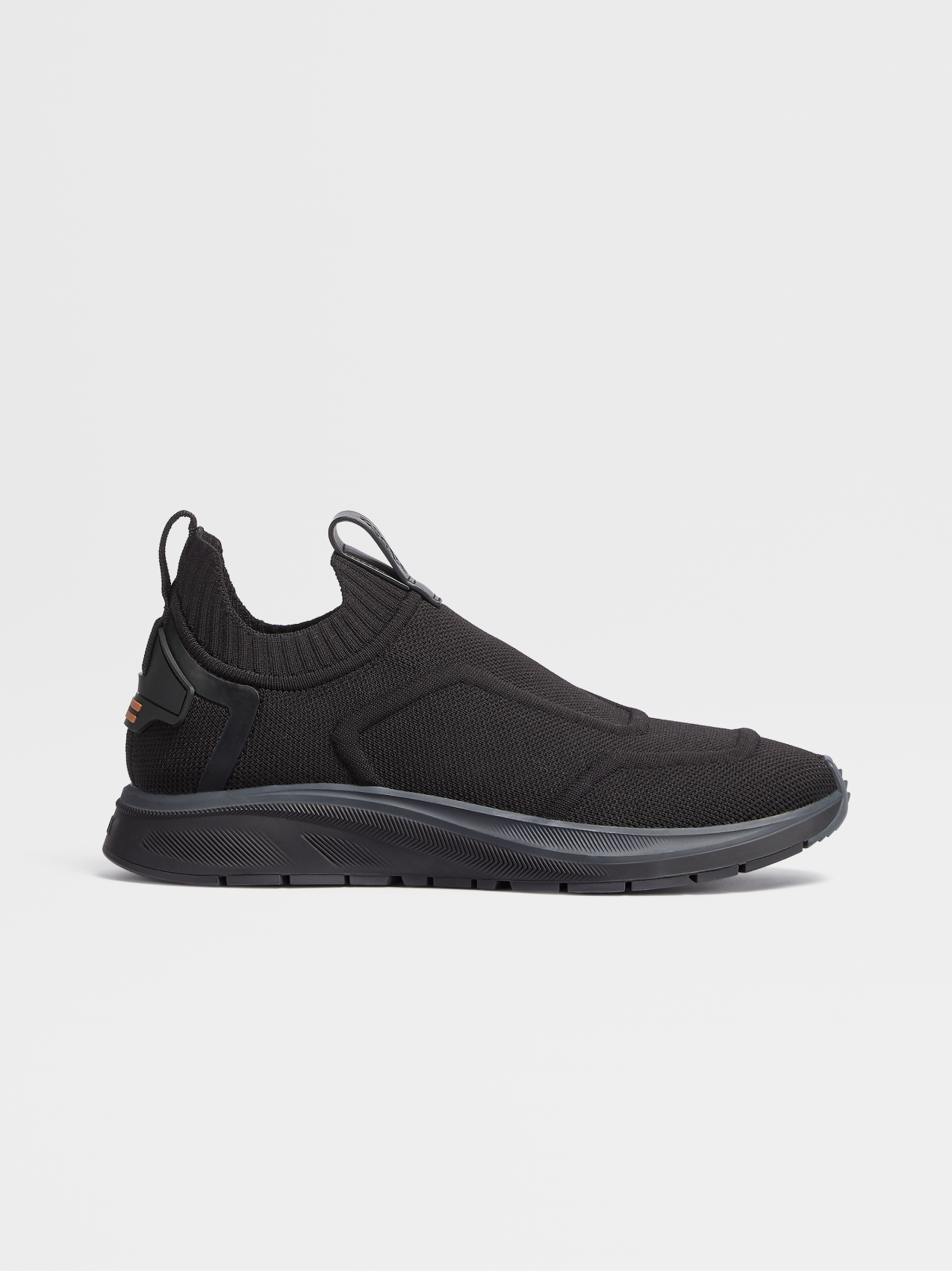 Black Techmerino™ Sock Slip-on Sneakers